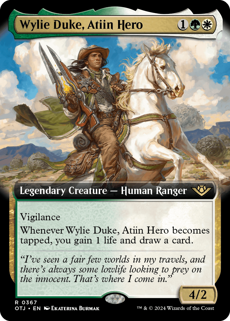 Wylie Duke, Herói Atiin / Wylie Duke, Atiin Hero - Magic: The Gathering - MoxLand
