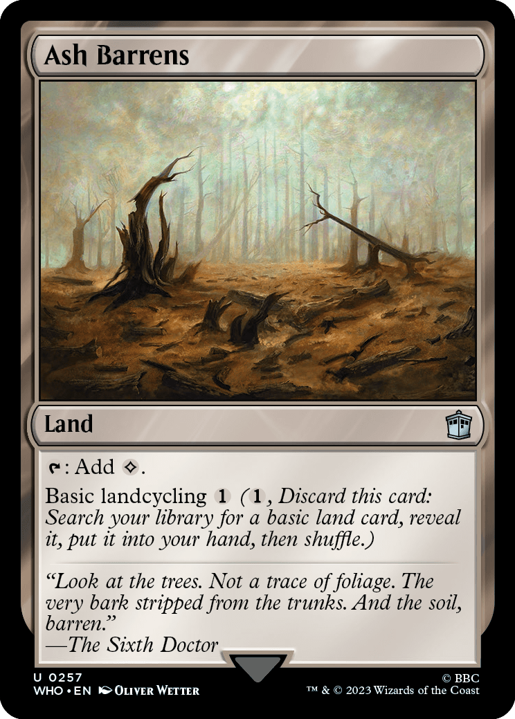 Desolação Fumegante / Ash Barrens - Magic: The Gathering - MoxLand