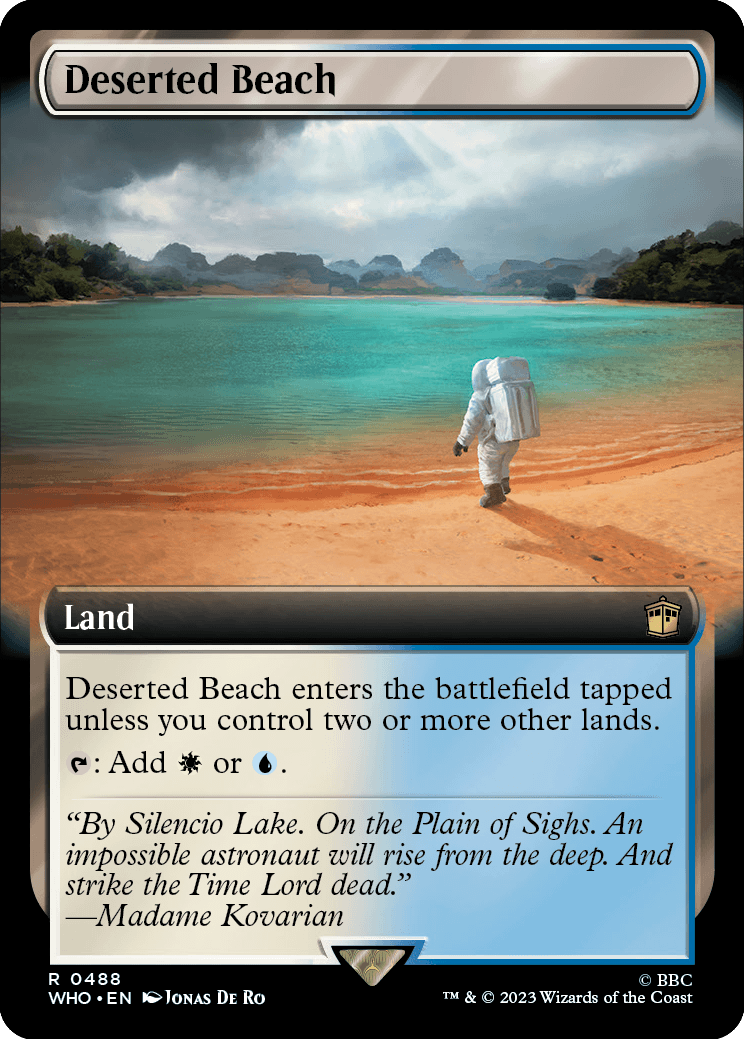 Praia Deserta / Deserted Beach - Magic: The Gathering - MoxLand