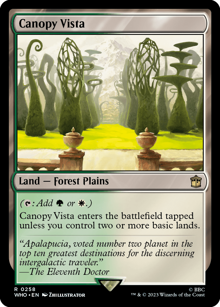 Vista do Dossel / Canopy Vista - Magic: The Gathering - MoxLand