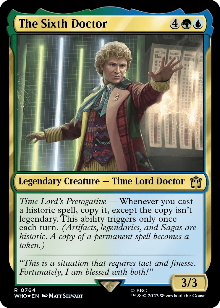 The Sixth Doctor - Magic: The Gathering - MoxLand