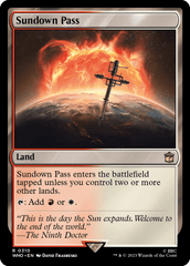 Passo do Poente / Sundown Pass - Magic: The Gathering - MoxLand
