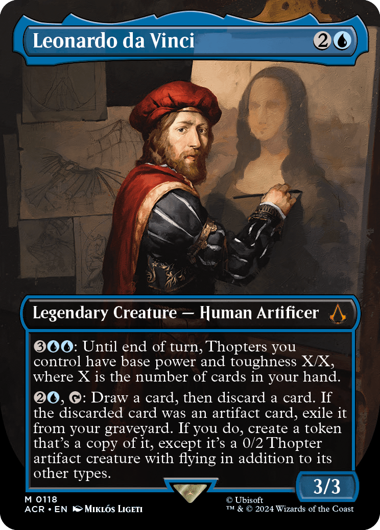 Leonardo da Vinci - Magic: The Gathering - MoxLand