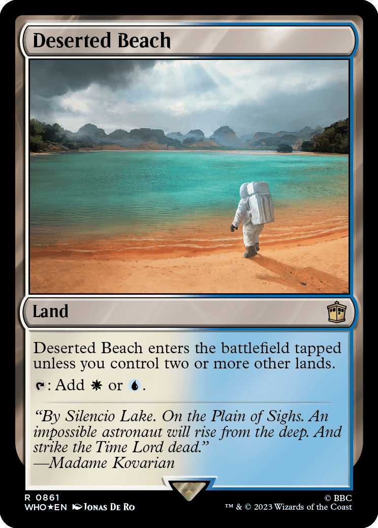 Praia Deserta / Deserted Beach - Magic: The Gathering - MoxLand
