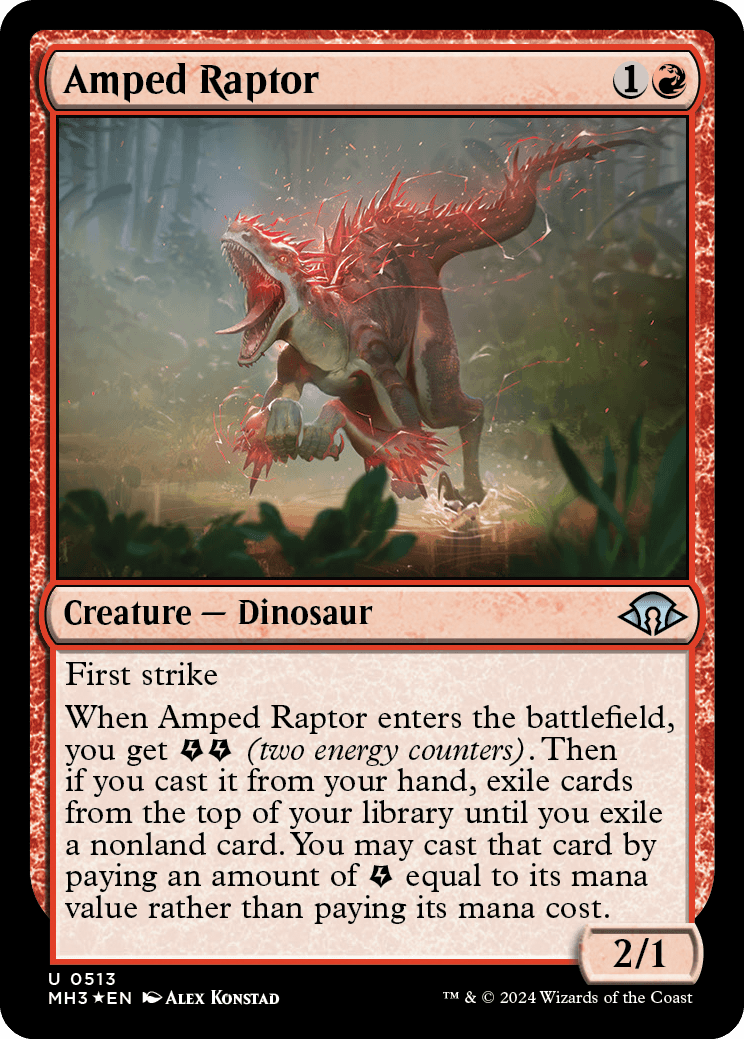 Raptor Amplificado / Amped Raptor - Magic: The Gathering - MoxLand