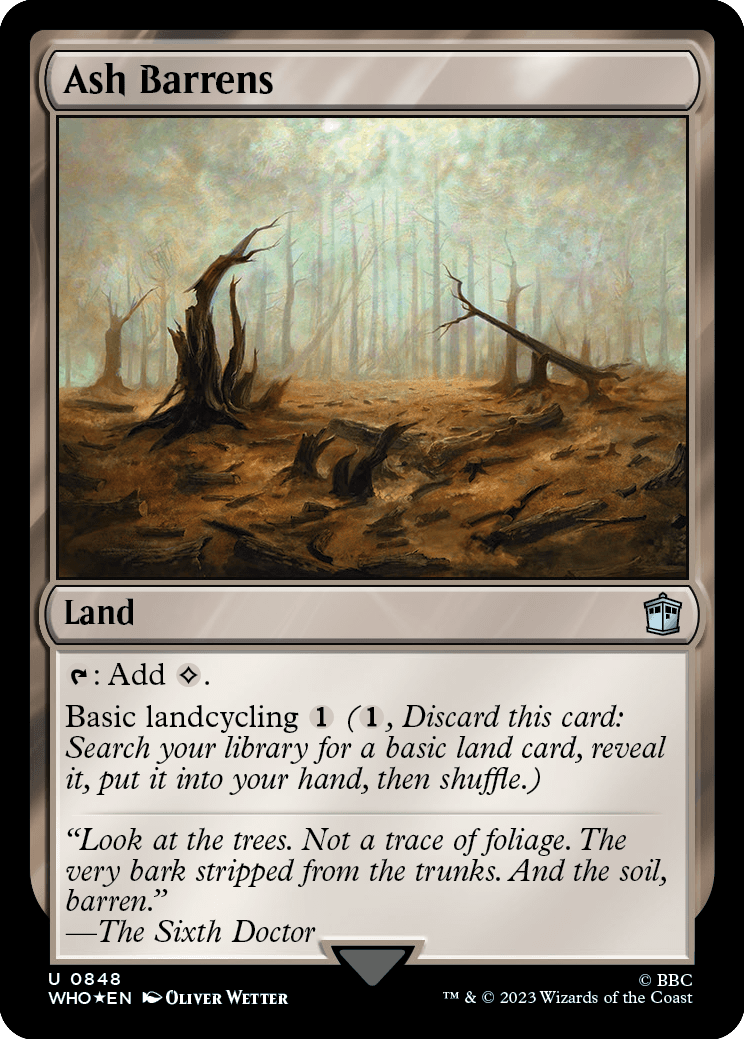 Desolação Fumegante / Ash Barrens - Magic: The Gathering - MoxLand