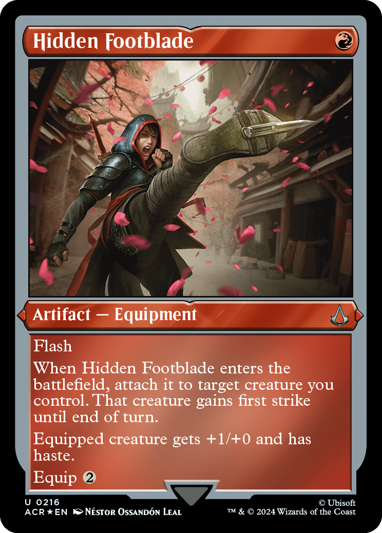Hidden Footblade - Magic: The Gathering - MoxLand
