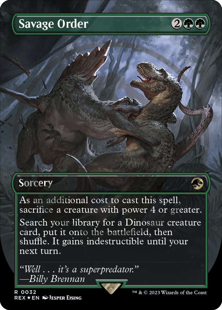 Ordem Selvagem / Savage Order - Magic: The Gathering - MoxLand