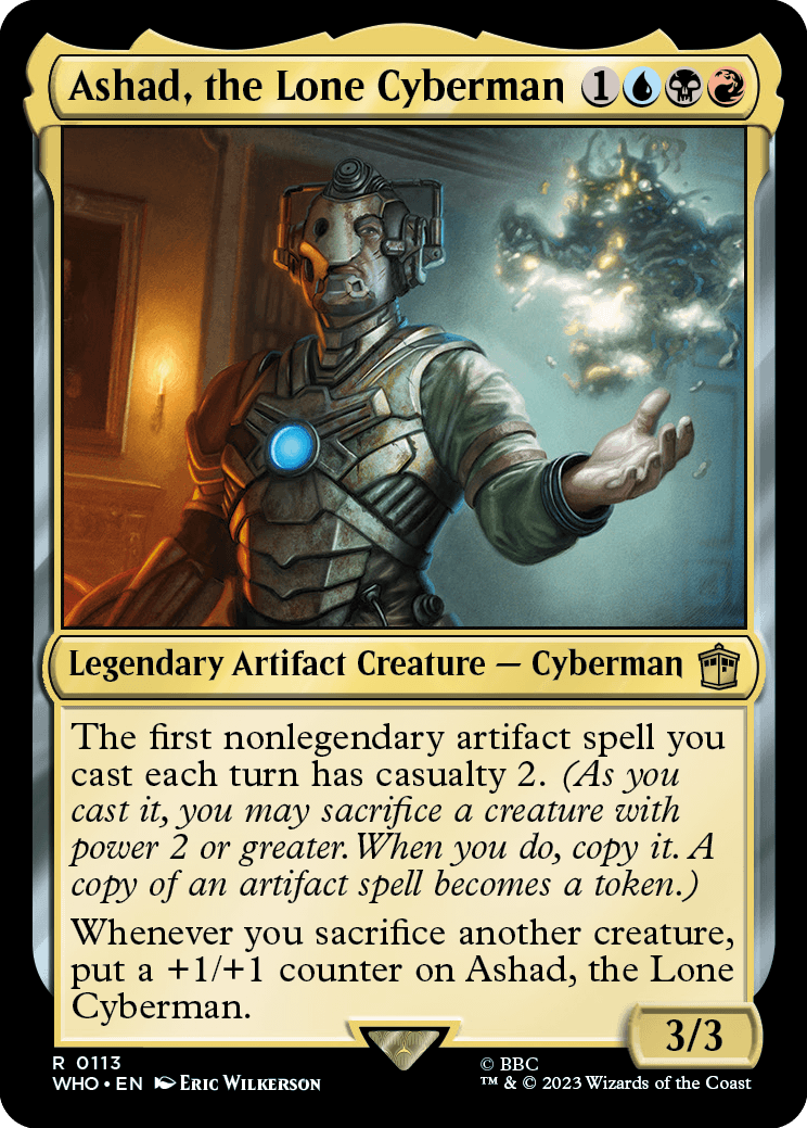 Ashad, the Lone Cyberman - Magic: The Gathering - MoxLand
