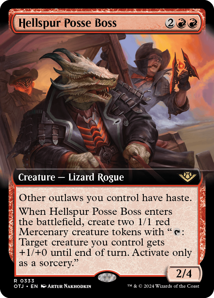 Chefe de Milícia Necrospora / Hellspur Posse Boss - Magic: The Gathering - MoxLand