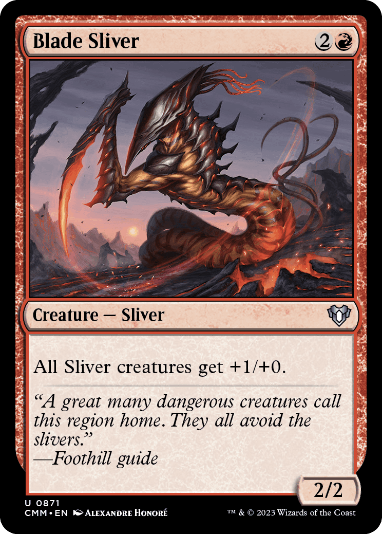 Fractius de Lâmina / Blade Sliver - Magic: The Gathering - MoxLand