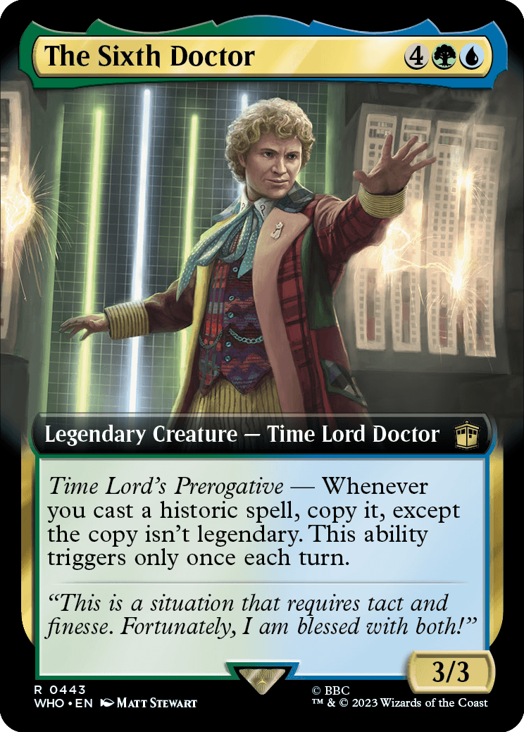 The Sixth Doctor - Magic: The Gathering - MoxLand