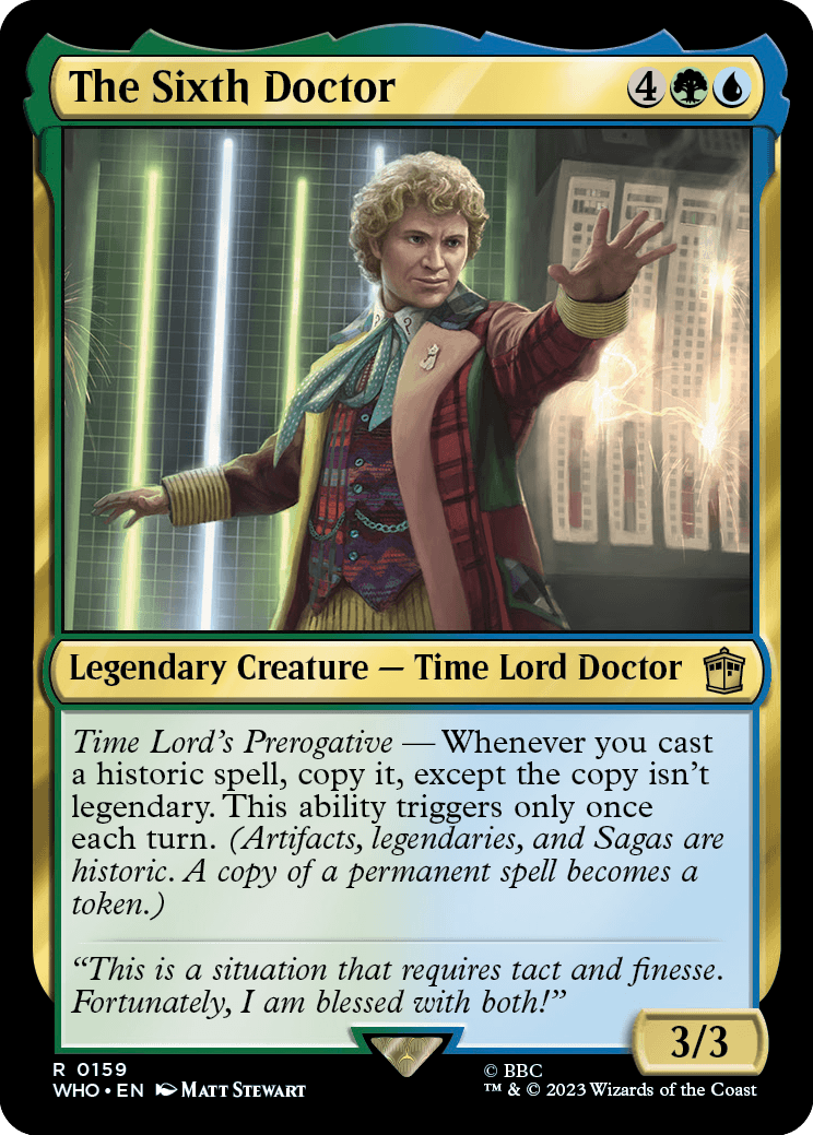 The Sixth Doctor - Magic: The Gathering - MoxLand