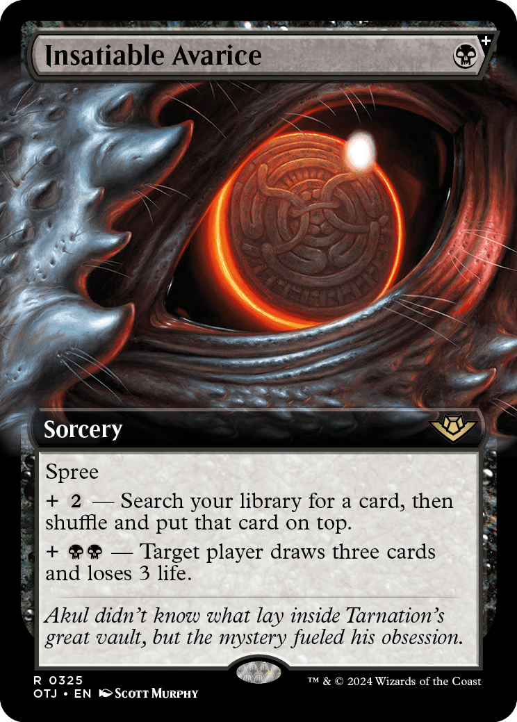 Avareza Insaciável / Insatiable Avarice - Magic: The Gathering - MoxLand