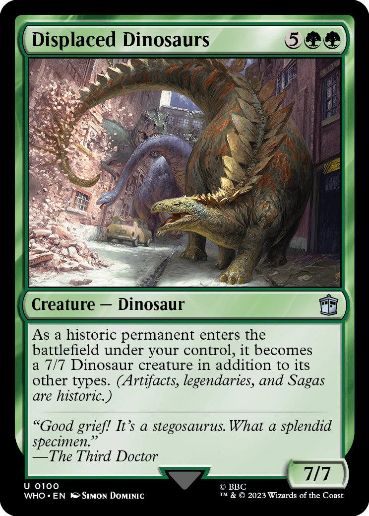 Displaced Dinosaurs - Magic: The Gathering - MoxLand
