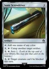 Sonic Screwdriver - Magic: The Gathering - MoxLand