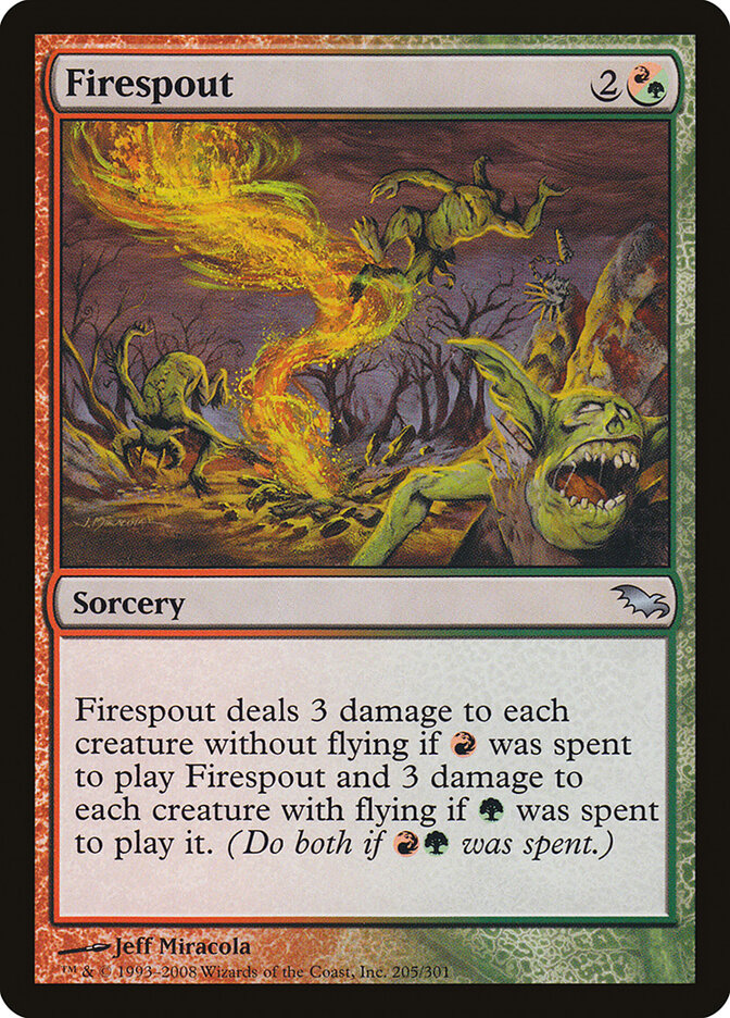Esguicho de Fogo / Firespout - Magic: The Gathering - MoxLand
