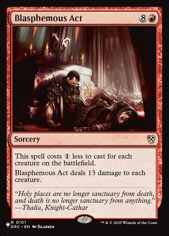 Ato Blasfemo / Blasphemous Act - Magic: The Gathering - MoxLand