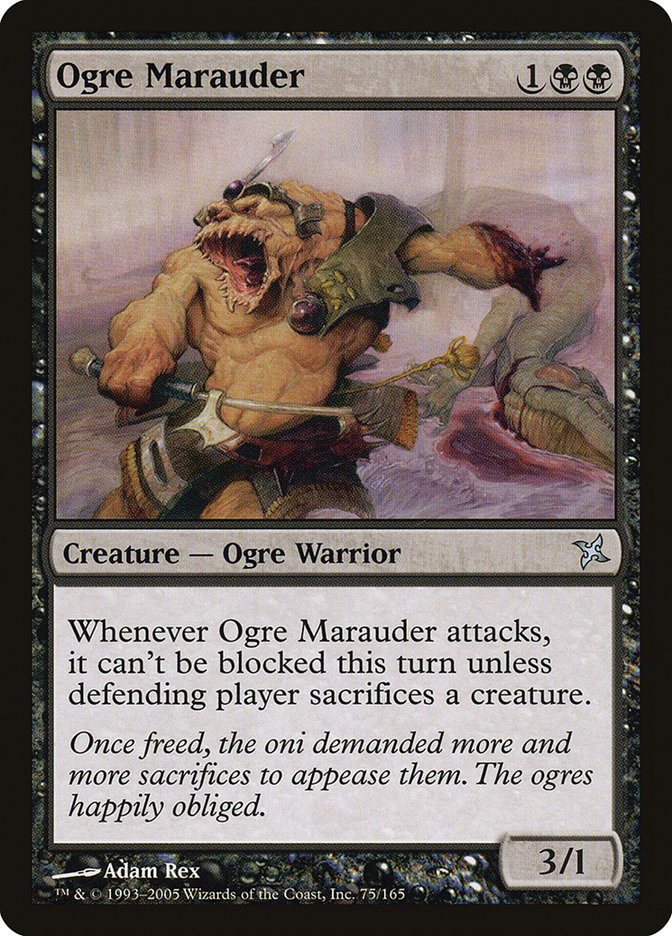 Ogre Saqueador / Ogre Marauder - Magic: The Gathering - MoxLand
