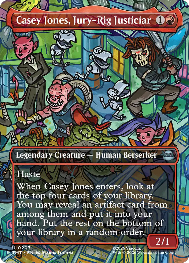 Casey Jones, Jury-Rig Justiciar - Magic: The Gathering - MoxLand