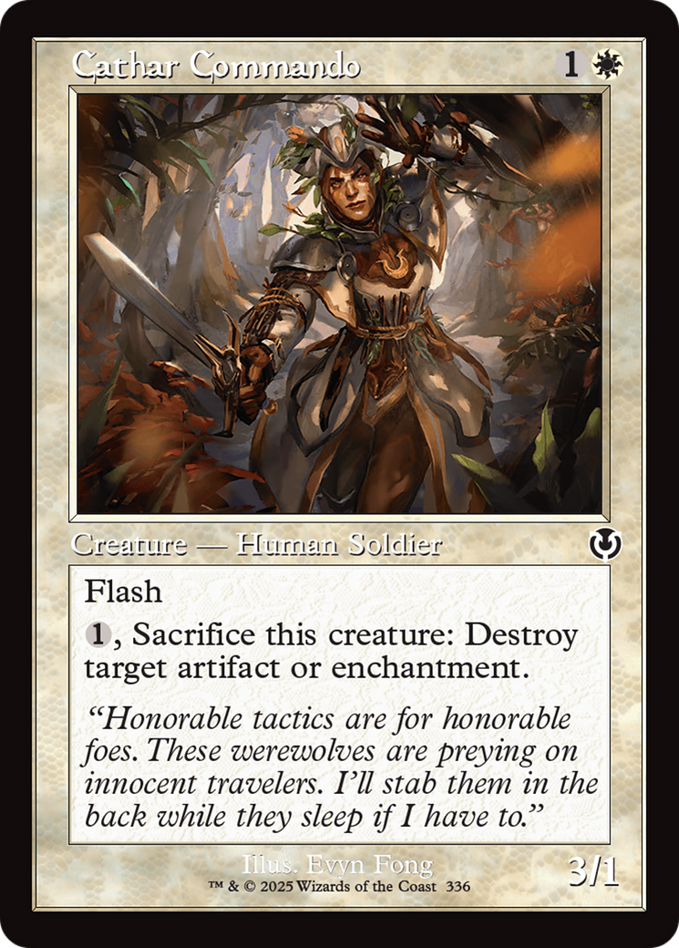 Comando Cátaro / Cathar Commando - Magic: The Gathering - MoxLand