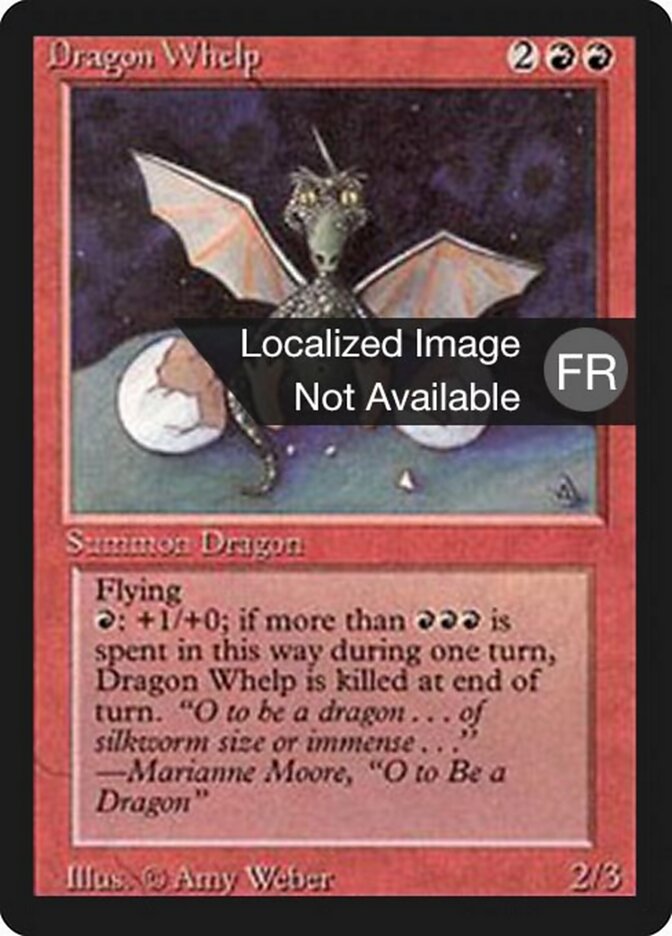 Filhote de Dragão / Dragon Whelp - Magic: The Gathering - MoxLand