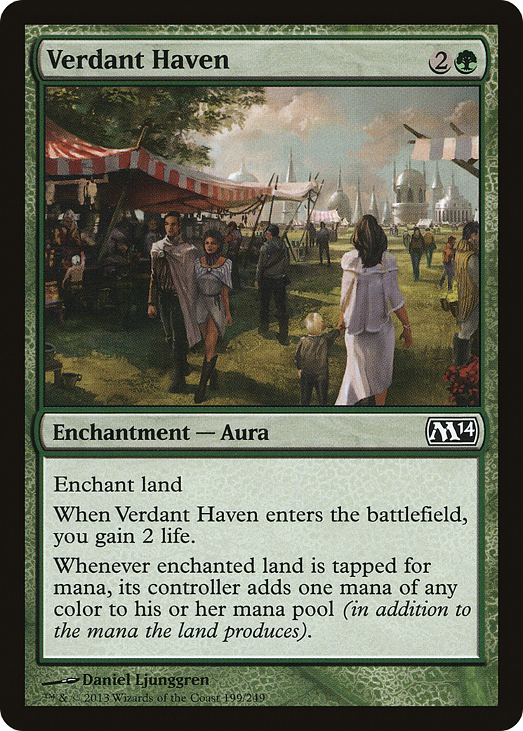 Refúgio Verdejante / Verdant Haven - Magic: The Gathering - MoxLand