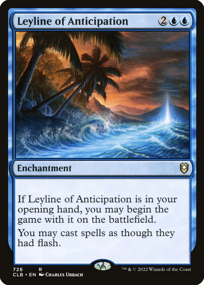 Linha de Força da Antecipação / Leyline of Anticipation - Magic: The Gathering - MoxLand
