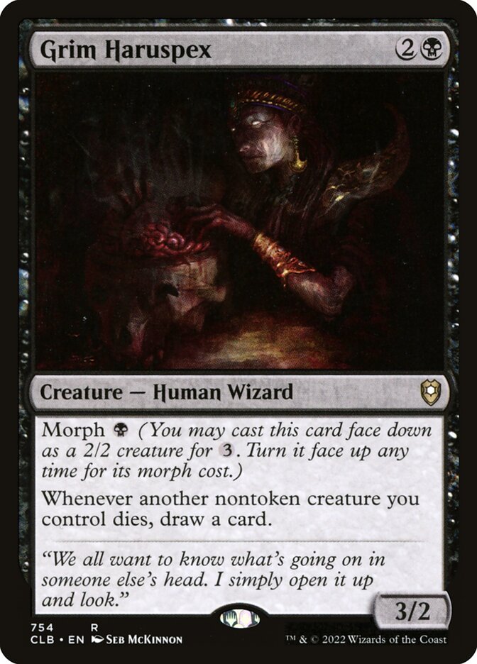 Arúspice Sinistra / Grim Haruspex - Magic: The Gathering - MoxLand