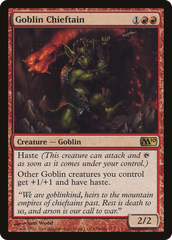 Chefe Goblin / Goblin Chieftain - Magic: The Gathering - MoxLand
