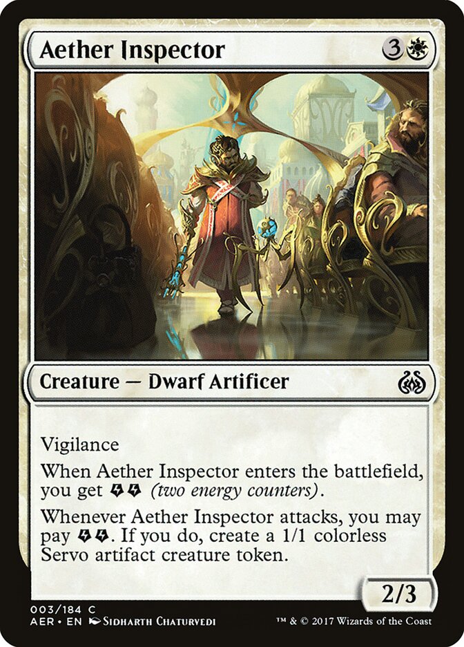Inspetor de Éter / Aether Inspector - Magic: The Gathering - MoxLand