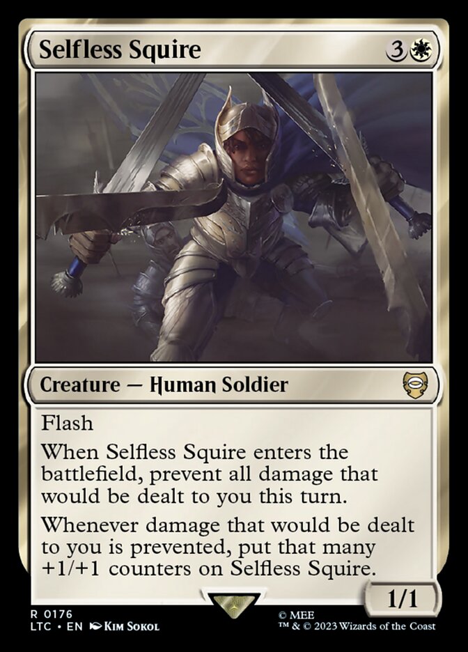 Escudeira Altruísta / Selfless Squire - Magic: The Gathering - MoxLand