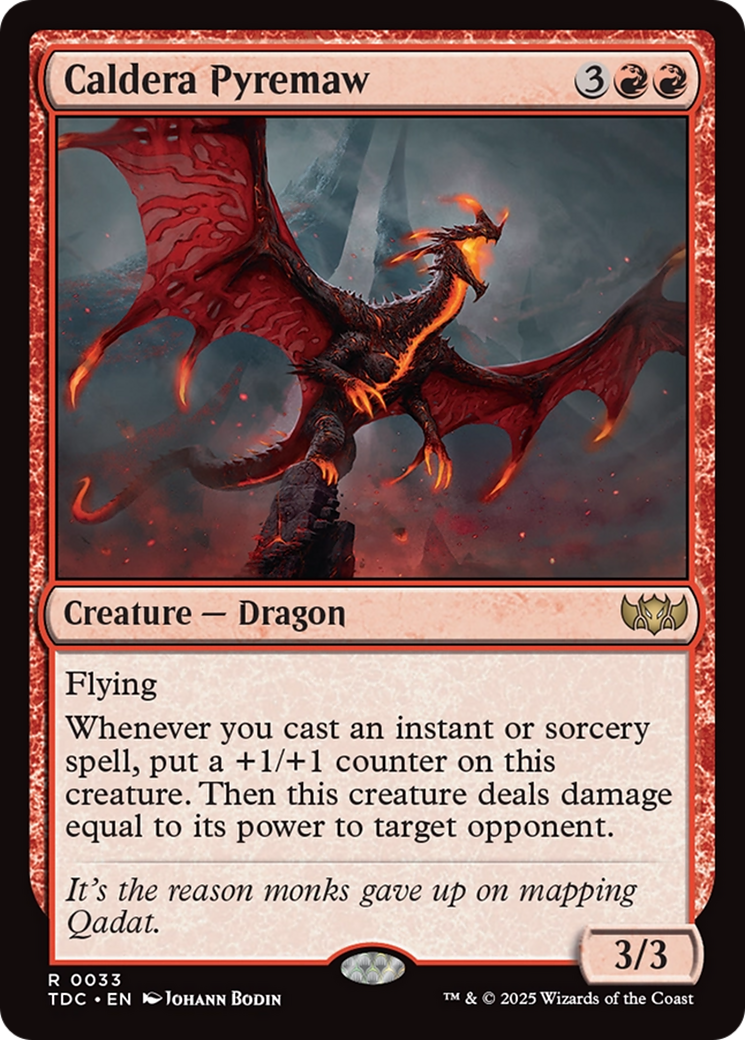 Caldera Pyremaw - Magic: The Gathering - MoxLand