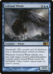 Baleia Colossal / Colossal Whale - Magic: The Gathering - MoxLand
