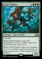 Trigêmeos Rudes / Gruff Triplets - Magic: The Gathering - MoxLand