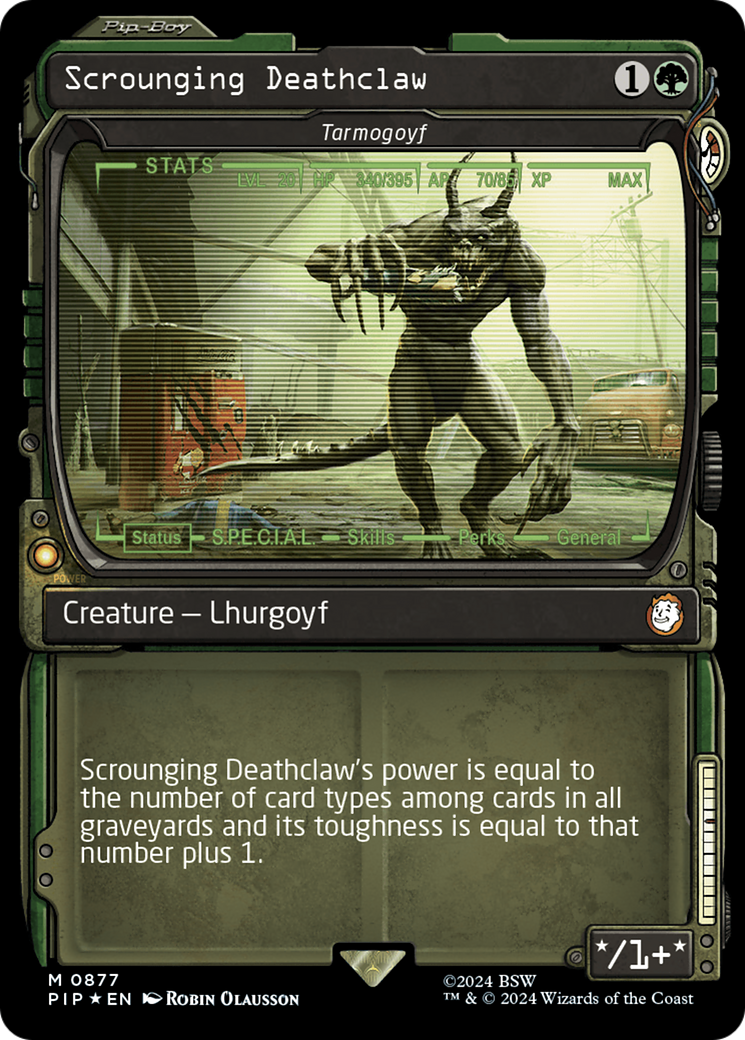Scrounging Deathclaw - Magic: The Gathering - MoxLand