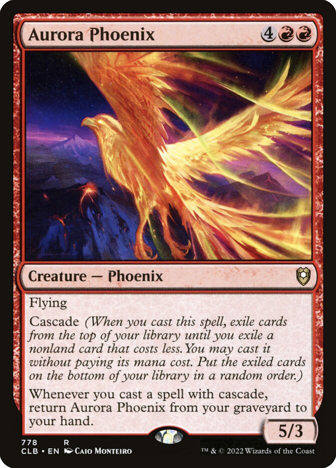 Fênix da Aurora / Aurora Phoenix - Magic: The Gathering - MoxLand