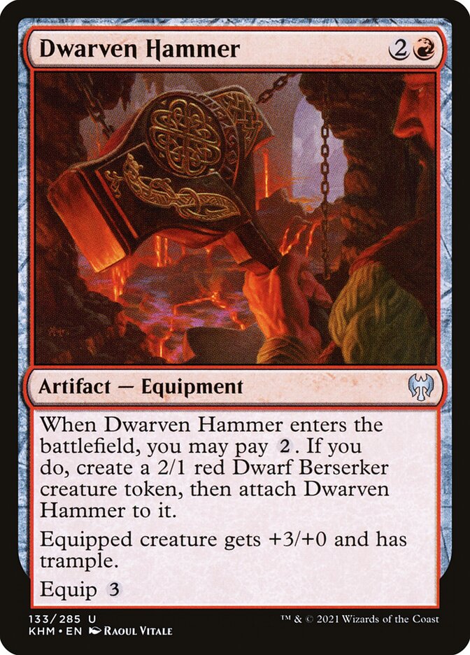 Martelo dos Anões / Dwarven Hammer - Magic: The Gathering - MoxLand