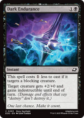 Resistência Escura / Dark Endurance - Magic: The Gathering - MoxLand