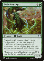 Sábio da Evolução / Evolution Sage - Magic: The Gathering - MoxLand