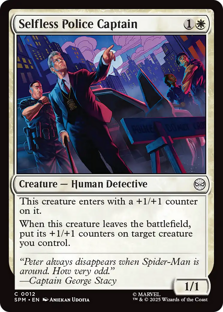 Selfless Police Captain - Magic: The Gathering - MoxLand