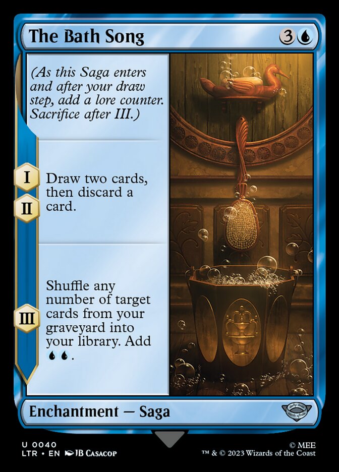 A Canção do Banho / The Bath Song - Magic: The Gathering - MoxLand
