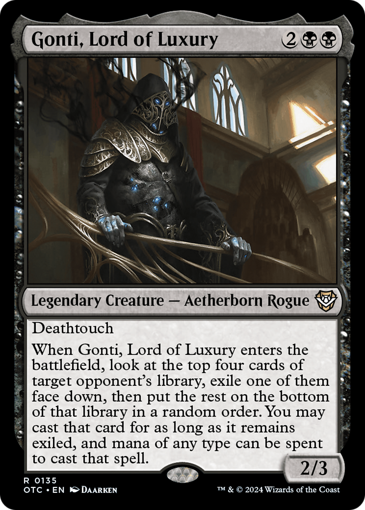 Gonti, Senhor da Opulência / Gonti, Lord of Luxury - Magic: The Gathering - MoxLand