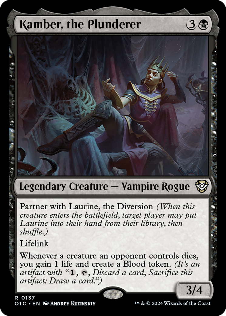 Kamber, a Saqueadora / Kamber, the Plunderer - Magic: The Gathering - MoxLand
