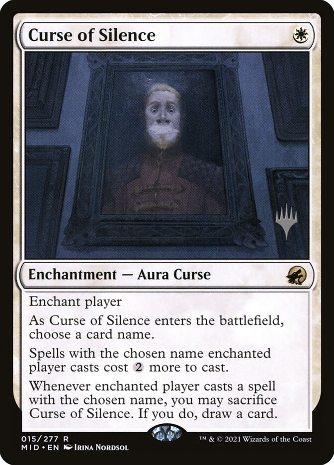 Maldição do Silêncio / Curse of Silence - Magic: The Gathering - MoxLand