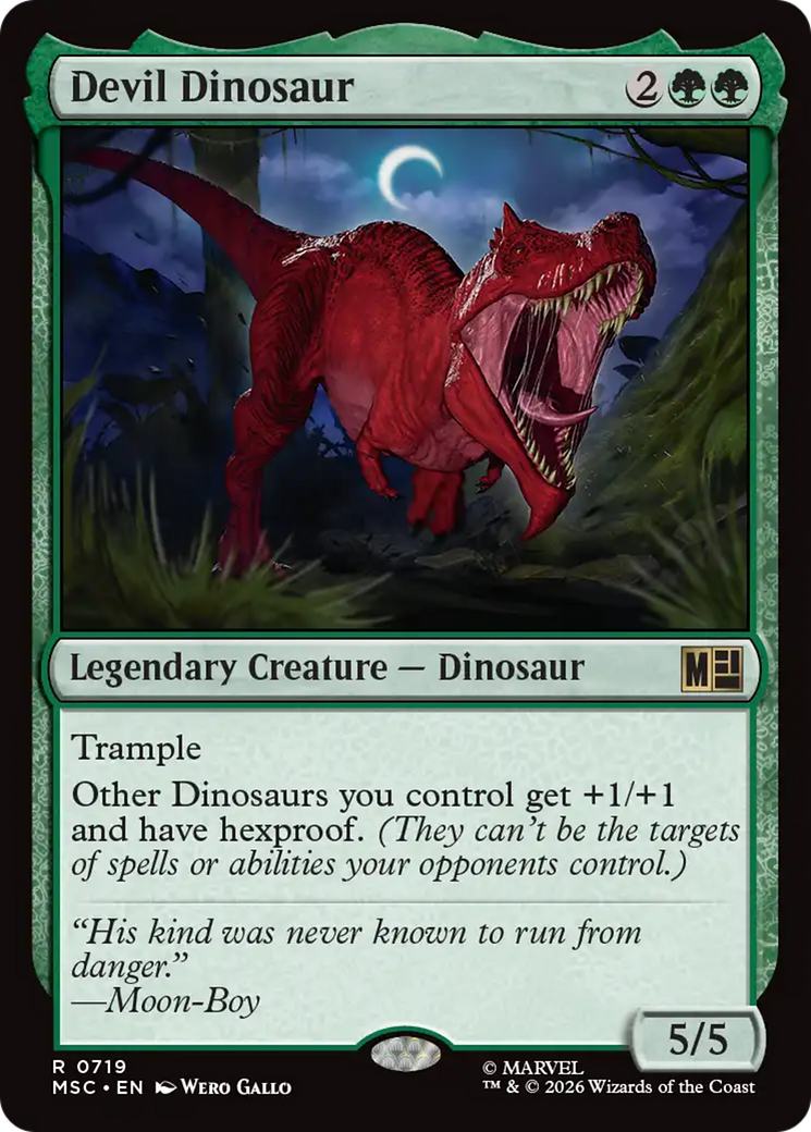 Devil Dinosaur - Magic: The Gathering - MoxLand