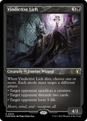 Lich Vingativo / Vindictive Lich - Magic: The Gathering - MoxLand