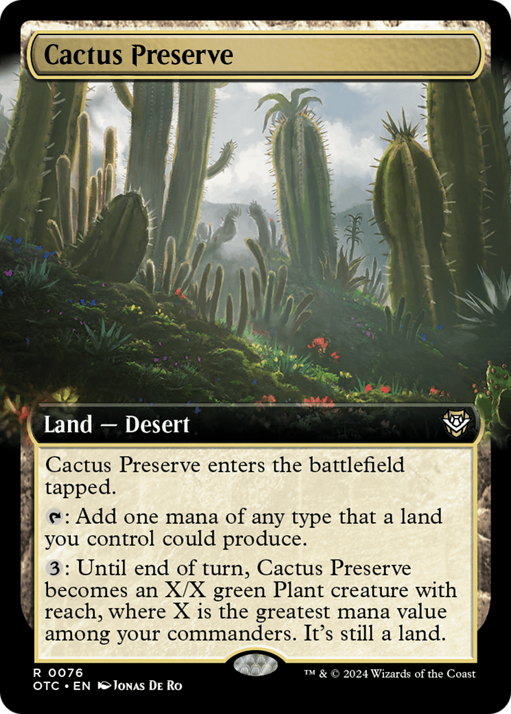 Cactus Preserve - Magic: The Gathering - MoxLand