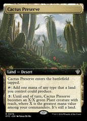 Cactus Preserve - Magic: The Gathering - MoxLand