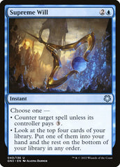 Vontade Suprema / Supreme Will - Magic: The Gathering - MoxLand
